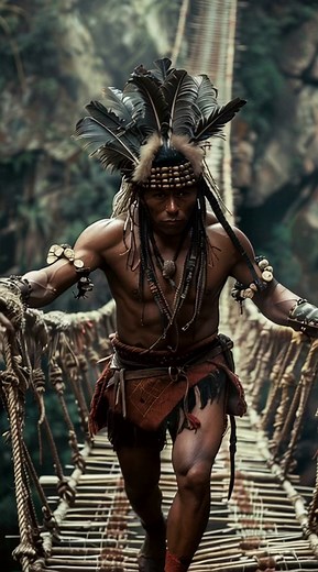 Deep in the Andes mountains, the Inca Rope Bridges stand as a testament to ancient ingenuity and communal effort. Built entirely from woven grass, these suspension bridges connected the vast Incan Empire, enabling safe passage across treacherous gorges and rivers. One of the most famous, the Q’eswachaka Bridge, is still rebuilt annually by local villagers using the same techniques their ancestors perfected centuries ago. This remarkable tradition, now recognized by UNESCO, involves families gath