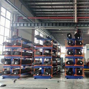 [Hot Item] Warehouse Heavy-Duty Steel Pipe Round Pipe Telescopic Storage Rack