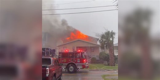 ‘We’re on fire!’: Cherry Grove man recounts scary moment lightning struck his home
