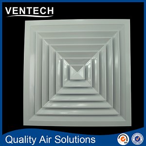 [Hot Item] Air Conditioner Ventilation Diffuser Square Supply Ceiling Diffuser