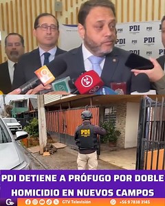 22K views · 203 reactions | PDI DETIENE A PRÓFUGO POR DOBLE HOMICIDIO...