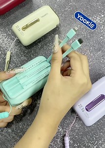 #Yookie #YO78 #10000mAh #builtincable #PowerBank "အချိန်ကုန်ခံပြီးအားမသွင်းနဲ့ 𝐘𝐨𝐨𝐤𝐢𝐞 နဲ့ အမြန်အားဖြည့်လိုက်" | Yookie Myanmar