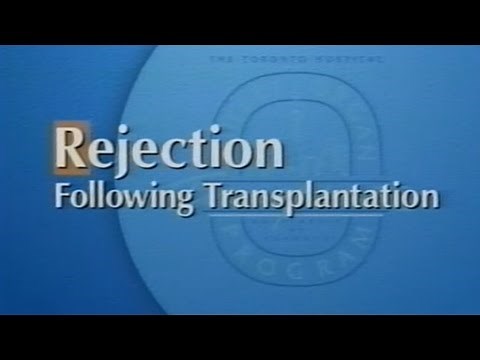 Rejection Following Transplantation
