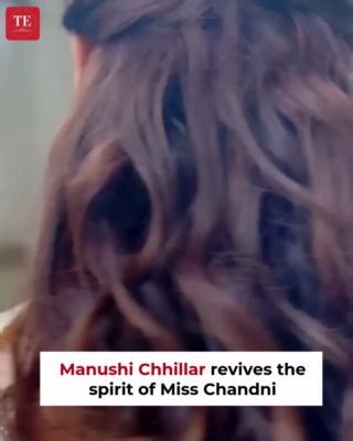 #ManushiChhillar embraces the ‘Miss Chandni’ aesthetic from Main Hoon Na film | ETimes