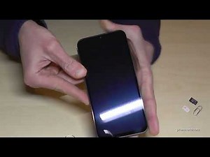 Samsung Galaxy A15: How to insert the microSD card. Installation of the micro SD