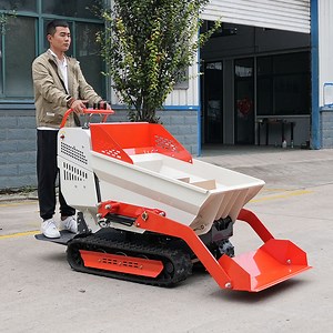 [Hot Item] Free Shipping Mini Dumper Tracked 1 Ton Self Loading Dumper
