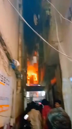 3.2K views · 21 reactions | Fires at Koti no casualties. Property worth a few lakh rupees was gutted when fire broke out at a godown at Gujarati Galli in Koti on Saturday evening. No casualties were reported in the incident. | Media5Zone News | Facebook