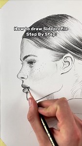 How To Draw Sideprofile #howtodraw #drawingtutorial #pencildrawing | Franciszek Bielak
