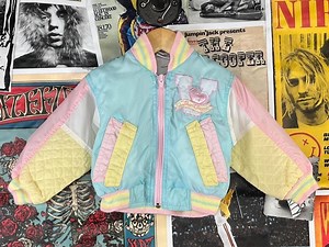 Vintage Toddler Girls 90s Pastel Sweetheart League Sears Varsity Letterman Style Windbreaker Jacket 18-24 Months - Etsy