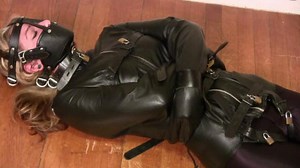 Latex Straight jacket locked