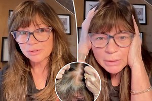 Valerie Bertinelli calls out her haters as she shows off gray hair: 'no makeup and no filter'
