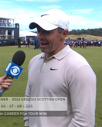 12K views · 895 reactions | “This is right up there with the best of them.” Rory McIlroy on his clutch finish with birdies on 17 and 18 at the Genesis Scottish Open. | PGA TOUR | Facebook