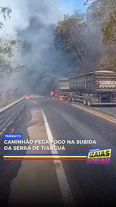 2.7K views · 465 reactions | Um caminhão caçamba está em chamas, nessa manhã de sexta-feira (31) a altura do Km 301, BR 222, Serra da Ibiapaba. Motoristas devem redobrar os cuidados. Mais detalhes a qualquer momento. | Programa Izaias Nicolau | Facebook