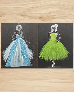 246K views · 4.3K reactions | fluorescent effect drawing ideas. Girls drawing with soft pastel | Drawing Book | Facebook