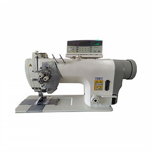 [Hot Item] Wd-8752-D4 Brother Model Double Needle Computer Direct Drive Large Rotary Hook Automatic Thread Cutting Flatbed Sewing Machine