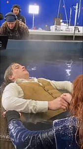 Jack Freezing Rare BTS #titanic #titanicbts #leonardodicaprio #katewinslet #jackandrose - Film Set Insider | Film set insider