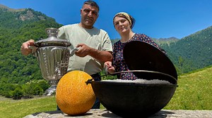 28K views · 1.4K reactions | If you want to know how to make the best Uzbek pilaf, watch this rustic video recipe! Today we're cooking a Wonderful Homemade Uzbek Pilaf and Sweet Melon for an Snack for a Lovely Dinner! #pilaf #village #recipes | Faraway Village Family | Facebook
