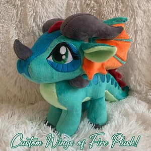Custom Wings of Fire Dragon Plushie - 13” - Etsy Australia