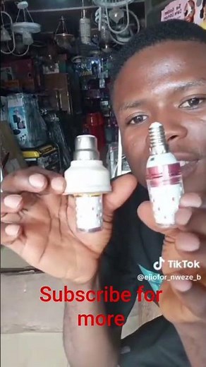 how to change E14 to b22 bulb #homemade #technology