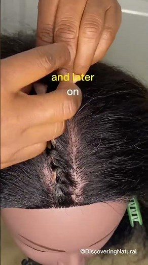 How to flat twist with hair extensions