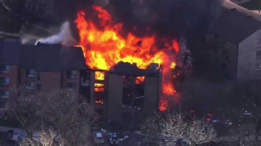 VIDEO:10 hospitalized, 100 displaced after apartment building explodes in Maryland