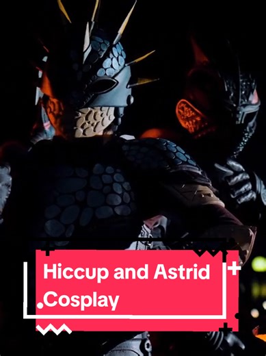 Hiccup and Astrid Dragon Scale Cosplays