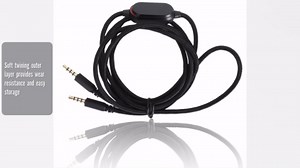 Dpofirs Earphone Cable for AW720H AW920H AW310H AW510H AW988, Replacement Audio Cable for G633 G933, Headphone Replacement Cable, Built in Mic