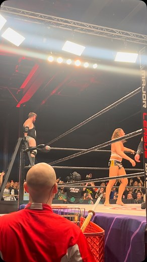 paul walter hauser off the ladder! #prowrestling #mlw #majorleaguewrestling #battleriot #battleriotvii #paulwalterhauser #stingray #cobrakaineverdies | Boomboomroom Onethirtyone