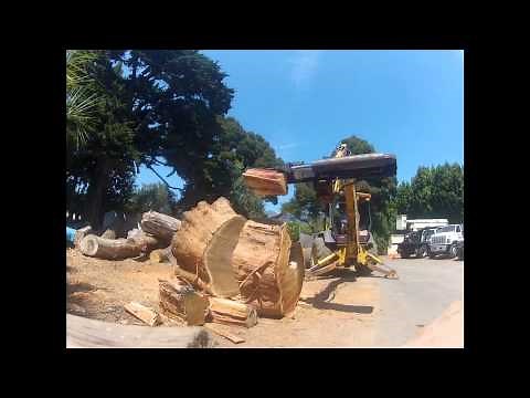 Backhoe Wood Splitter