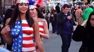 Money Money Money (BODY PAINTED LADIES) Times Square NYC “2018” |  Nudity, Sexually and Explicit Video on YouTube