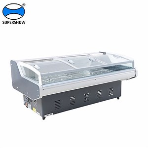 [Hot Item] Commercial Freezer Cooling Display Cabinet Butcher Refrigerator Cold Meat Display Fridge