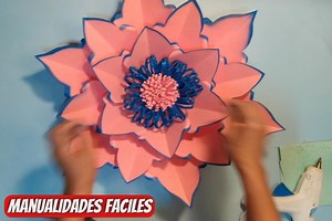 7.7K views · 135 reactions | como hacer una flor de cartulina de 65 libra paso a paso | H S P | Facebook
