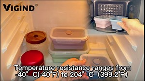 Collapsible Silicone Food Storage Containers,Collapsible Storage Containers/Bowls Sets for Kitchen/Camping/RV Storage and Organization,Microwave Refrigerator Safe (Square)