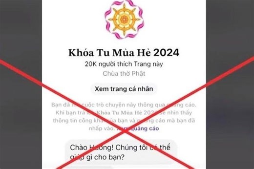 Tìm khóa tu mùa hè, người phụ nữ bị chiếm đoạt 2,8 tỷ