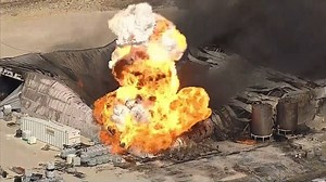 One person is missing following an explosion and inferno at a North Texas chemical plant. Witnesses reported several powerful blasts and debris soaring through the air. http://4.nbcla.com/RMgPgIN | NBC LA