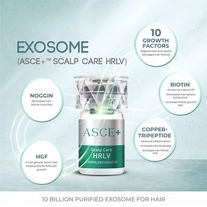 [Hot Item] Asce Hrlv Exosomes Asce  Hrlv for Scalp Rejuvenation and Hair Loss Asce Scalp Hair Rejuvenation Exosome Korea Asce Exosomas Plus Derma Signal Exosomes Asce Srlv
