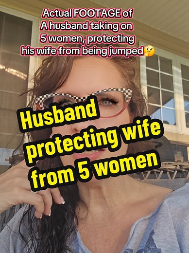 A husband takes on 5 different women today while protecting his wife from being jumped. #1husband5women #trending #funny #clickbait #footage