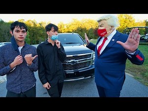 PRESIDENT TRUMP CAME TO OUR HOUSE!