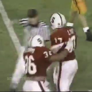 Mercy - he laid the lumber.Bill Walsh switched him from QB to safety and he ended up in the @ProFootballHOF.