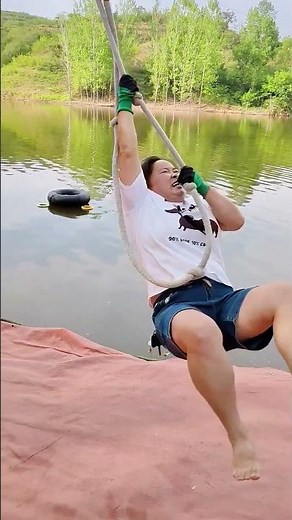 You were so happy that you jumped when you came down, and finally you fainted. #I laugh every time