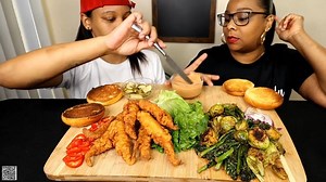 HOMEMADE ALLIGATOR MUKBANG | SPICY ALLIGATOR SANDWICHES | Mukang Us & Eating Show
