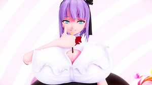Hotaru Shidare is filming a commercial for amazing new snacks! Jelly increases the butt size, and pocky stick makes breasts bigger. For the sake of demonstration, the hourglass-shape expansion leads to impressive volumes! It's both delicious and doubly pleasant!