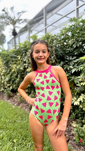 Isa Sofia Olivia Vulaj on Instagram: "Staying where it’s warm 😉 The cutest slice of summer 🌸🍉 Olivia is wearing the Watermelon Wonder Leo from @anchoractivewearaaw - limited sizes in stock! @anchoractivewearaaw Use Code CS10 . . . . #anchoractivewearaaw #aawambassador #anchoractivewear #anchoractivewearambassador #aawcrewmate #gymnast #gymnastics #brandswelove #gymnastgirl #gymnasticslife #ambassador #summer #floridasummer"