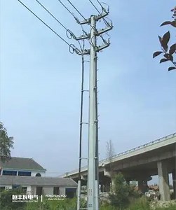 [Hot Item] 132kv Monopole Transmission Line Towe, 132kv Tower Line