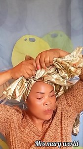 How to tie rubber band gele | Mrs mary world