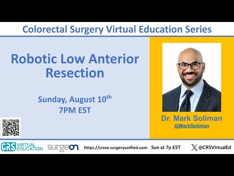 Robotic Low Anterior Resection