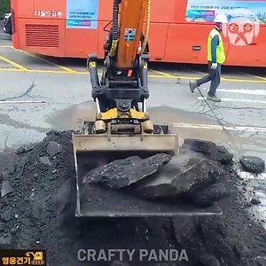 63K views · 319 reactions | The process of road excavator work Join: Heavy Equipment | Giant Machine | Facebook