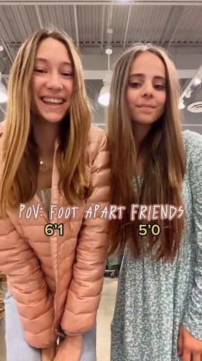 One tall, one short: great friends. #viral #trending #footapartfriends #tallandshort #friends #reels | That Tall Family