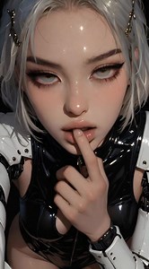 Prompt Share: Masterpiece, best quality, ultra-detailed 8K full-body portrait of an insanely seductive and breathtakingly beautiful young woman, hyper-realistic photorealistic face with flawless skin texture, visible subtle pores, natural subsurface scattering, soft dewy sheen and realistic micro-details, symmetrical perfect facial features, large expressive seductive eyes with intricate realistic iris patterns, sparkling catchlights and reflections, extremely long thick voluminous eyelashes, sh