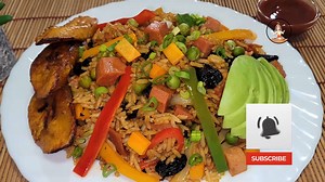 Arroz con recorte #arroz | Miranda García Delicias Ecuatorianas